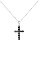 Necklace Idee Preziose dal 1987 in White Gold Diamante Black 0.21 Ct IP.CK18B/38D - IP.CK18B/38D
